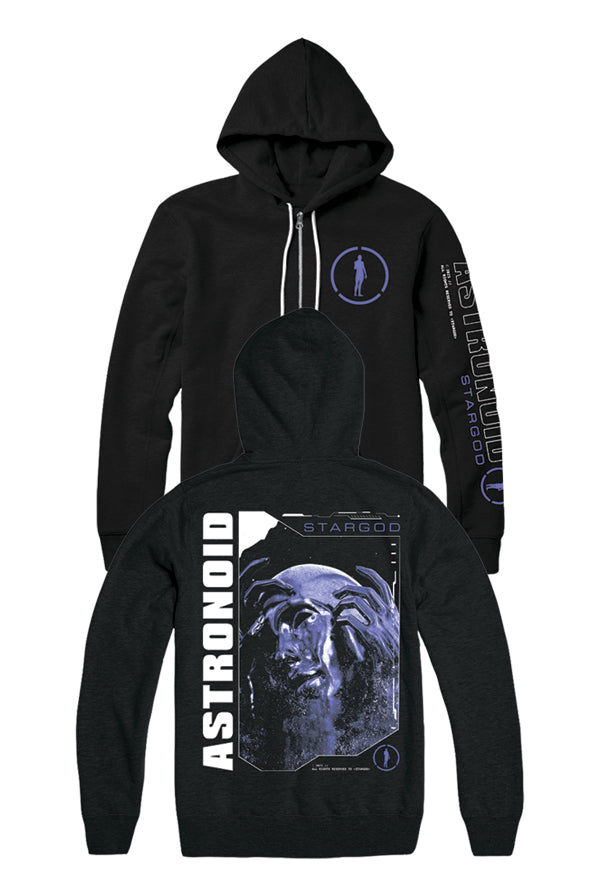 Stargod Zip-up Hoodie (Black)