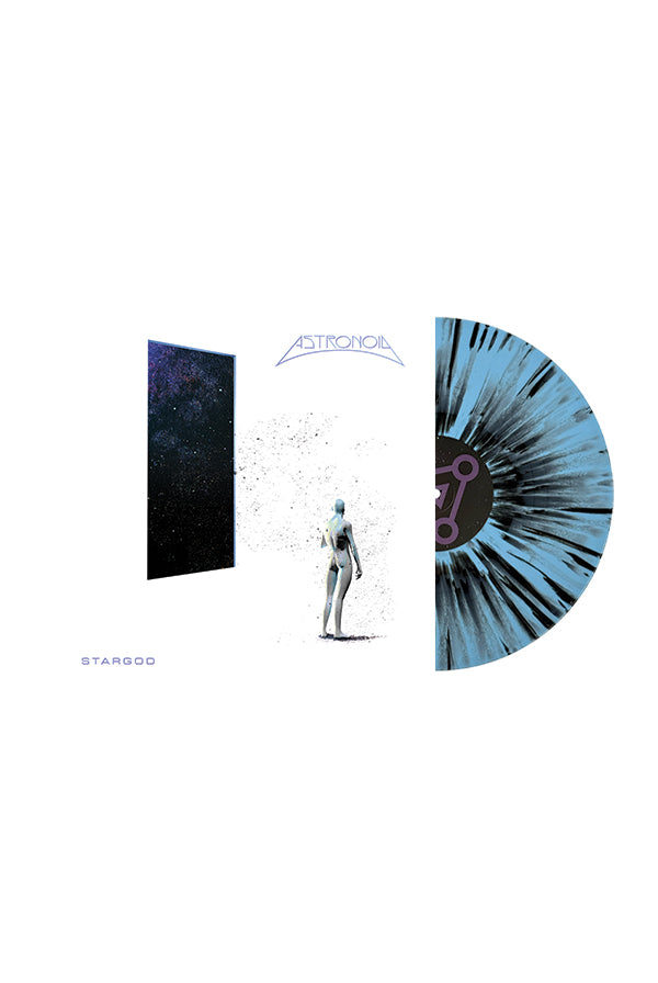 Stargod LP (Baby Blue + Black Splatter)